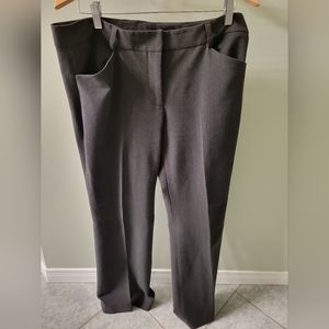 Franco Mirabelli dress pants in dark gray, size US 12
